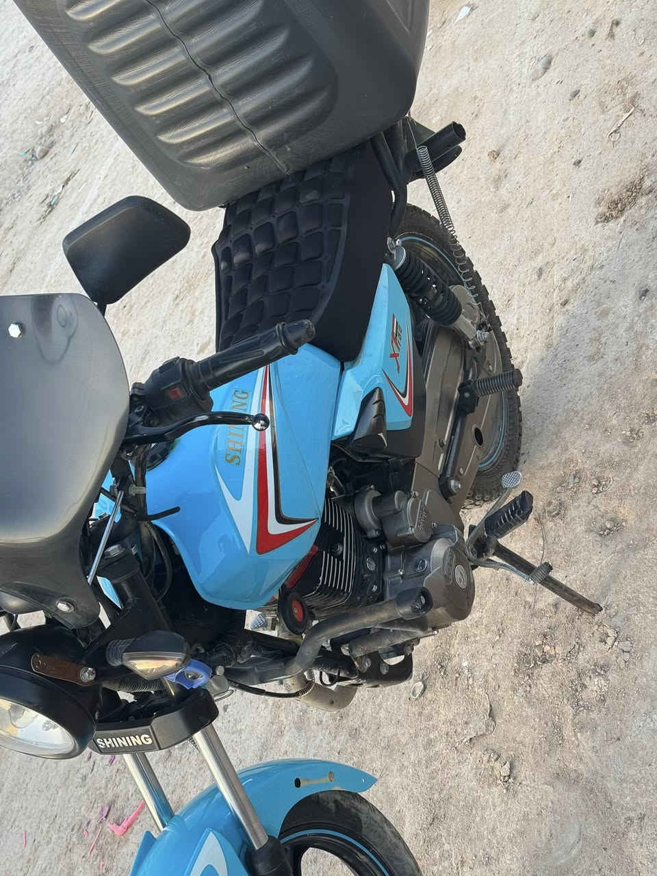 السلام عليكم
دراجه شينگ للبيع مرقمه موديل 2023 
فول نشاط ونظافه 
***********
