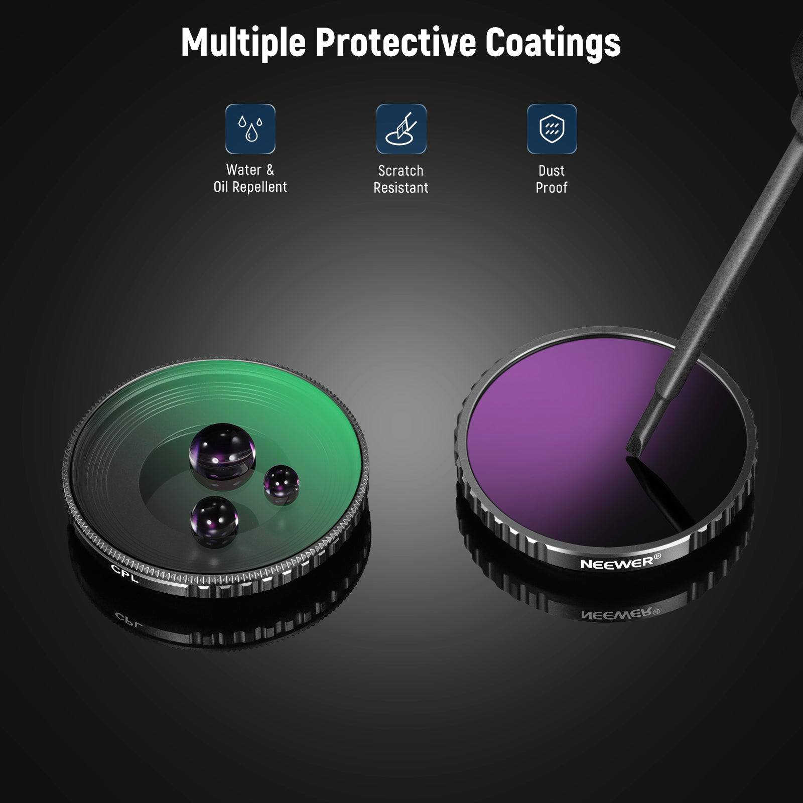 فلاتر كامرة اكشن 4 و 5 فقط dji action 4 5 pro filter
بكج متكون من 6 قطع 
cpl + nd8 + nd16 + nd32 + nd64 + nd 1000
جديد غير مستخدم
متوفر توصيل لجميع المحافظات ***********
