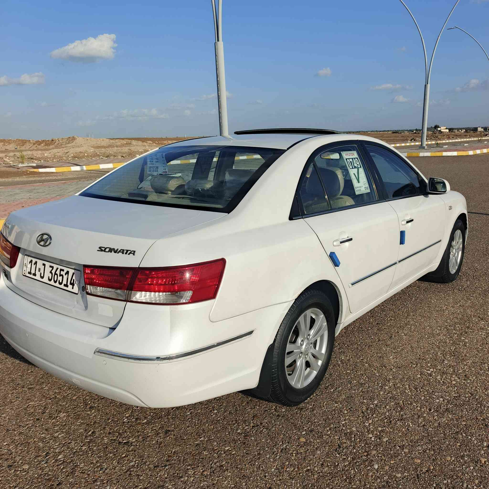 سوناتا 2009 خليجي رقم بغداد مكفوله عدا بارد بالباب السايق والسونار مرفق ويه الصور مواصفاته لمتد فول 1/1 محرك 2400 السعر 135 وبي مجال للاستفسار على *********** 
مكاني الانبار هيت زوية البونمر
