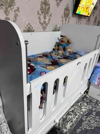 سرير طفل • نجارة أصلية • شط العرب