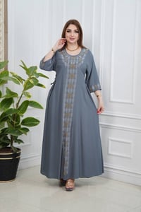 دشداشة نسائي • كشمير مطعم ستراس • اقل طلب درزن