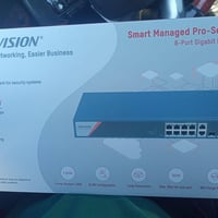سويج Hikvision POE Managed جديد  ٨ بورت كيكا  ٢ بورت SFP  ١-٤ ينطيك ٩٠...