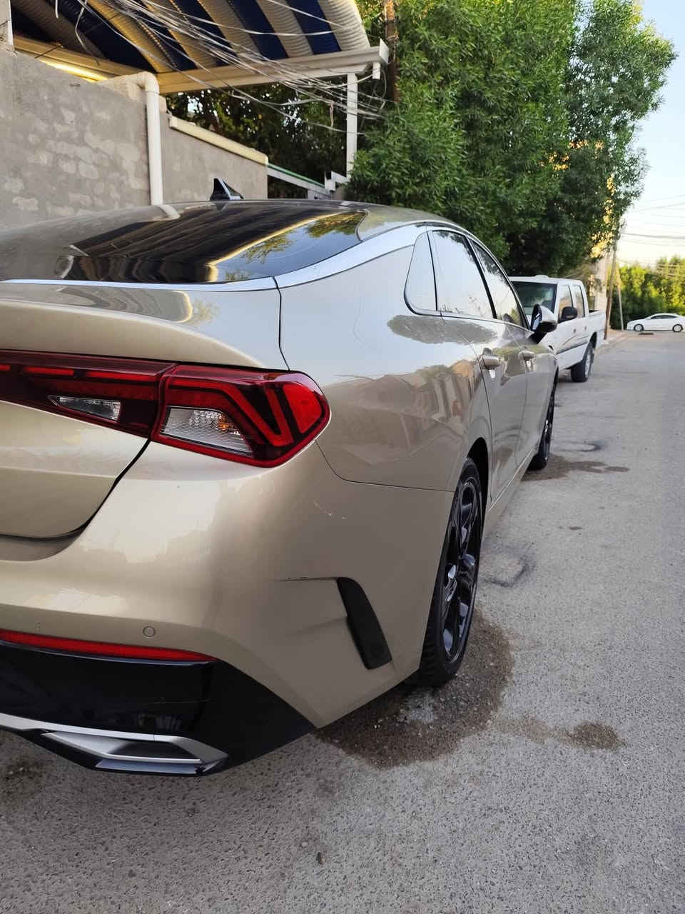 ‏K5 اعلى مواصفات EX 1/1 رقم نجف باسمي السعر 175 وبيهه مجال 
موديل 2022
محرك 1600 تيربو
اللون ذهبي(شمباني)
1-بصمه + تشغيل عند بعد
2-شحن هاتف لاسلكي
3- قياده ذاتيه ؏ الخطوط السريعه
4- هاند بريك بصمه
5- سقف أسود بانوراما
6- مثبت سرعه
7-مري قلاب عند رجوع
8- سستم سماعات  Bose
9-حساس أطارات
10-بك لايت ليد كامل متصل
11-شاشة كبيره Gps
12- كامره دواره + حساس خلفي
13- كشن حار بارد
14-شاشه اعطال
15-ويل كروم لونين
16-رادار جانبيه
17-مراقبة النقطة العمياء
18-جنطه ذكيه عند الاقتراب + ترحيب
19-اشاير بالمري
21-كشنات جلد اسود ذاكرة كشن
22-‏ كراسي الامامي كهرباء
23-لايتات عدسات + لد اصفر+ لايت auto
24-نضام قياده أيكو + سبورت +سمارت +نورمال
25-فول تحكم ستيرن
26-كير أوتو + عادي
28- اوتو بربك
29- دشبول صاج
30-سياره حره بسمي تحويل مباشر رقم نجف
السياره وارد امريكي
ماشي امريكا ٧٠ ميل
حادث جاملغ امامي امبدل ومصبوغ معه ملاون الباب + البنيد مصبوغ
اتصال + واتساب ***********
