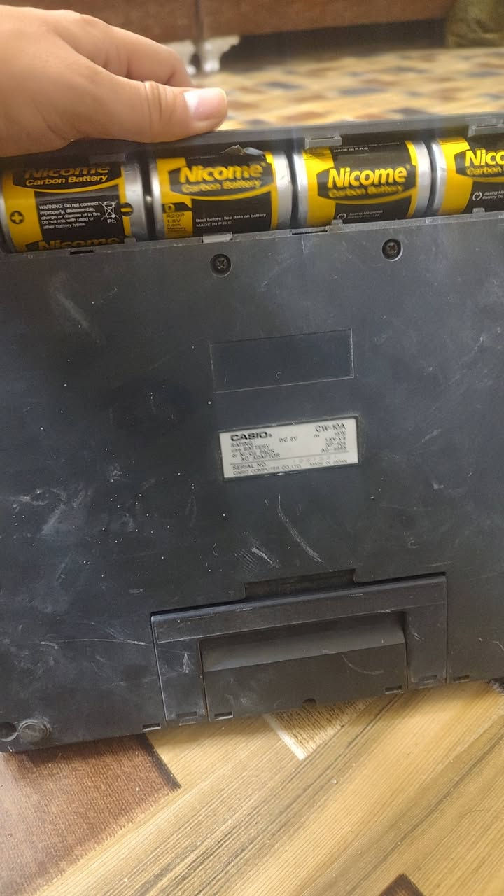 متوفر 💚
طابعة من كاسيو يابانية صنعت 1985
شغال مع كاسيت طباعة متضرر لايعمل 
السعر ١٣ الف مع للتوصيل


**إذا كنت صاحب هذا الإعلان وتريد حذفه لأي سبب، رجاءا أرسل رسالة إلى الدعم الفني**