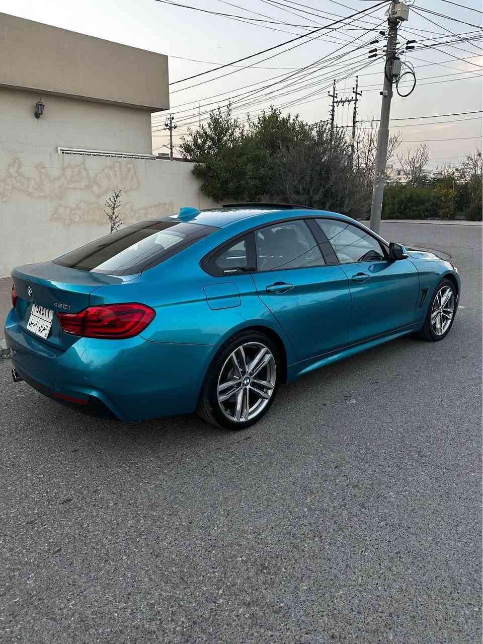 BMW 430 i مۆدێل 2018 سەیارەکی خاوێنە بەشەرت گێر مەکینە  4 پارچە کلێر مواسفات کندی 
نرخ 183$ 
*********** أربيل, العراق
