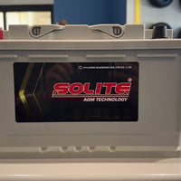 حبايب عرض رأس السنه للبطاريات الAGM سولايت كوري اصلي ضمان سنة كاملة  م...