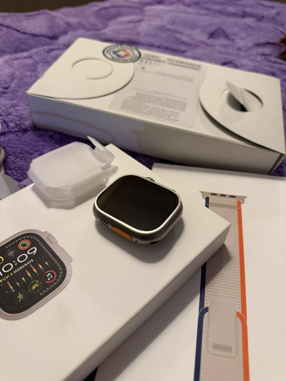 السلام عليكم ابل ووج الترة 2 ضمان ماستر
النظافة 100‎%‎

بطارية 🔋 98 

جديدة لوك الساعة 

مع سير اصلي اضافي 

كامل ملحقات 

السعر 625 الف بيها مجال كلش بسيط 

العنوان الدورة ابو دشير 

***********
