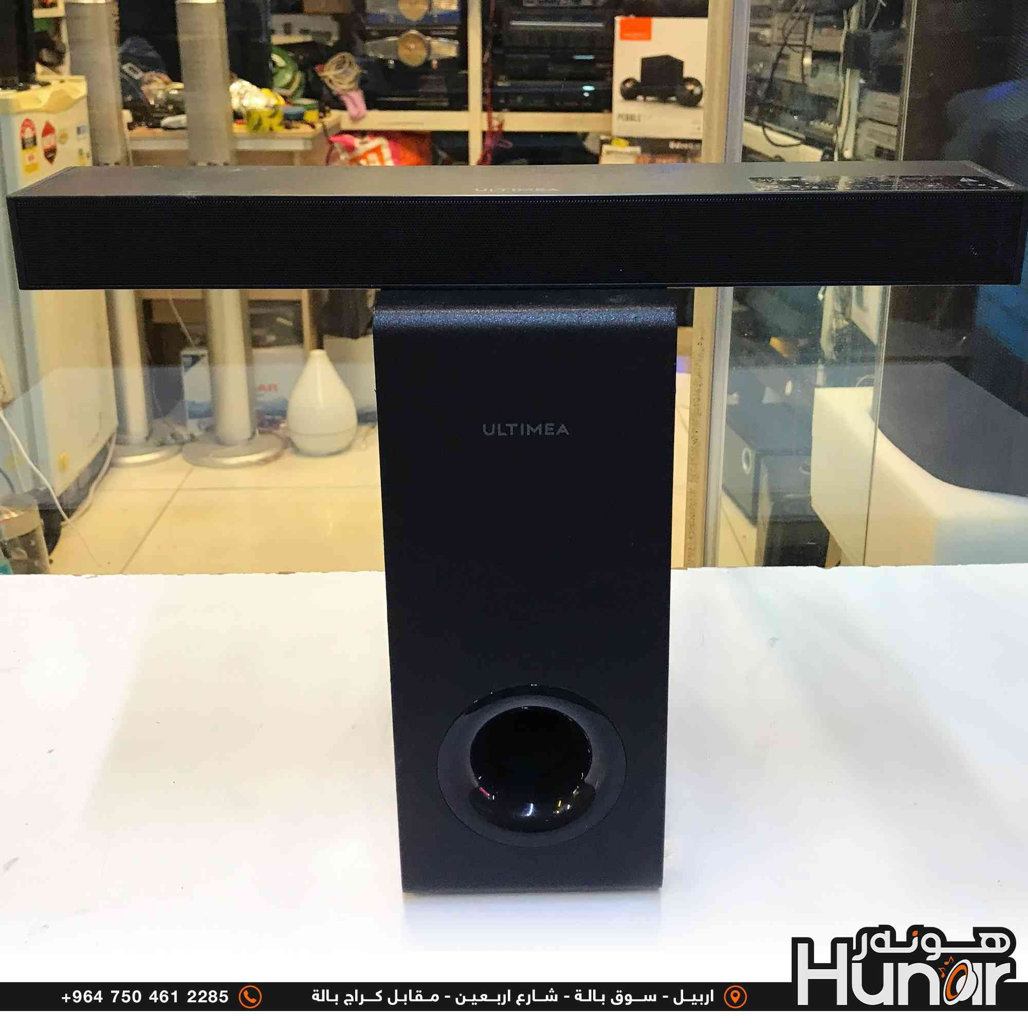 ULTIMEA 2.1 Soundbar
190 Watts
          .......... ســعــر ( ۱٤۰ ) ٲلــــف .........
( کوردی • عربي )

🟢توصيل موجود الي جميع المحافضات
🟡گەياندن هەیە بۆ هەموو شوێنێک

🟠مــعـرض هــونـەر
🔸للـصوتــیات(امبلیفایر• سماعة• رادیو• انتیك• مایكروفون)
🔸عــنـوان• اربیل سوق بالة • شارع اربعین
🔸مـوبایـل• ***********
                   ***********

🔵پـێـشانـگای هــونـەر
🔹بۆ ئامێری دەنگی و کارەبایی(ئیمپلیفایر• سەماعە• ڕادیۆ• مایکرۆفۆن)
🔹ناونیـشان• هەولیر • بازاری لەنگەی ٤۰م
🔹مـــۆبـایـل• 
***********
***********

•••••••••••••••••••••••••••••••••••••••••••••••••••
#iraq #kurdistan #duhok #zaxo #hawler #karbala #slemani #erbil #baghdad #kurd #kurdish #akre  #karkuk #kuwait #najaf
#amplifier #audio #subwoofer #sound #music #audiophile #bass #stereo #amplifiers #speaker #soundsystem #speakers
#اربيل #العراق #بغداد
