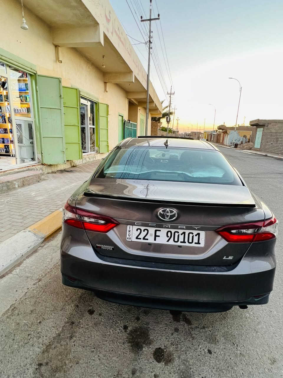 🚗 تويوتا كامري LE - 2022
المواصفات: وارد أمريكي
 الضرر: قطعتين (البابين عكس السائق كلير بدون فتح)
💰 السعر: 185
للتواصل والاستفسار ***********
مكان السيارة صلاح الدين بيجي البوطعمه
