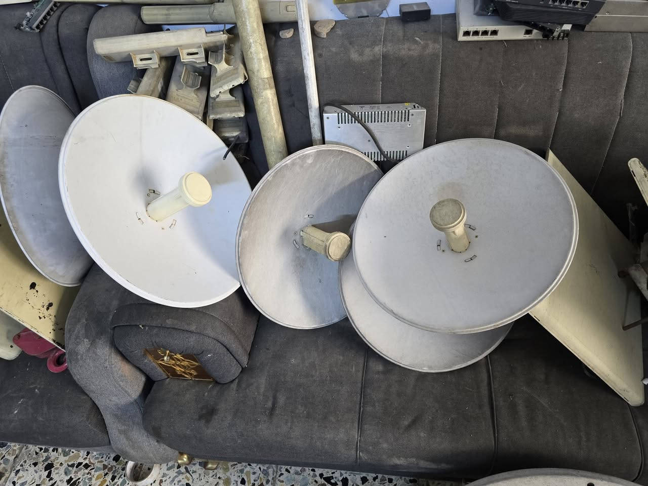 دش 34 ubnt
دشات 30 ubnt مع 912-6G
سكترات 120 ubnt مع روكت XW 
سكترات 90 ubnt مع روكت XW
سكترات 2.4 
بوربيم m5 400
912
912 تردد 6000
روكتات xm
نانو xw
نانو m2
سيسكو 2960 بورتين كيكا
سيسكو 2960 كله كيكا
بور بردج m5
عاكسة مكزما 850 
عاكسه مكزما 1500
دعسوقات بث
اومني ومتل
أرنب مايكروتك
اير فايبر 5u متضرر الكفر
951
انجكترات 1 كيكا مع المحولة

يوجد توصيل كافة المحافظات
***********
***********
