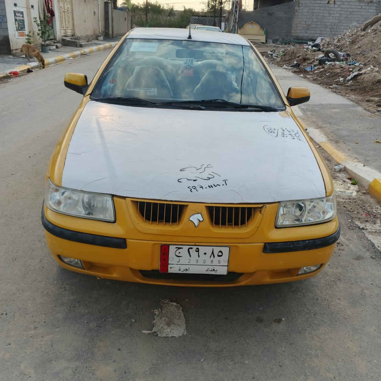 سمند لبيع موديل ١٠ سياره جاهزه من كلشي رقم بغداد ومصفره هيه وغرامات سعره 32 وبيه مجال قليل رقم صاحب سياره ***********
