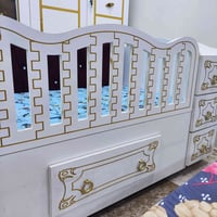 سرير أطفال • خشب MDF تركي • ١٢٠×٦٧
