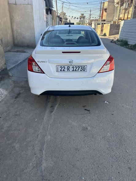 السلام عليكم نيسان سني موديل ٢٥ السيارة ماشية ١٢ ألف مكفولة من الضربة والبارد والصبغ العنوان بغداد الزعفرانية شارع المعهد السنوية باسمي تحويل ثاني يوم السعر ١٣٢ الرقم ***********
