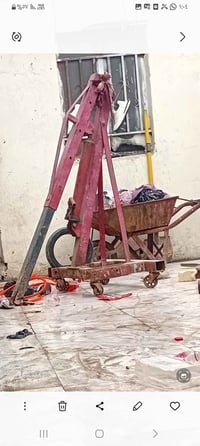 جك رفع محركات • ملحقات • استعمال قليل