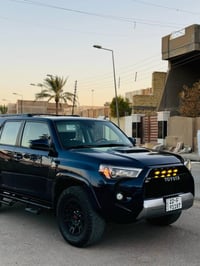 فور رنر 2023 trd offroad كشن مخمل بصمة  رادار  نظام زحف  الحادث موضح ب...