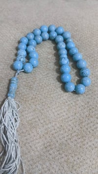 سبح • عاج أبيض • فيروز أزرق