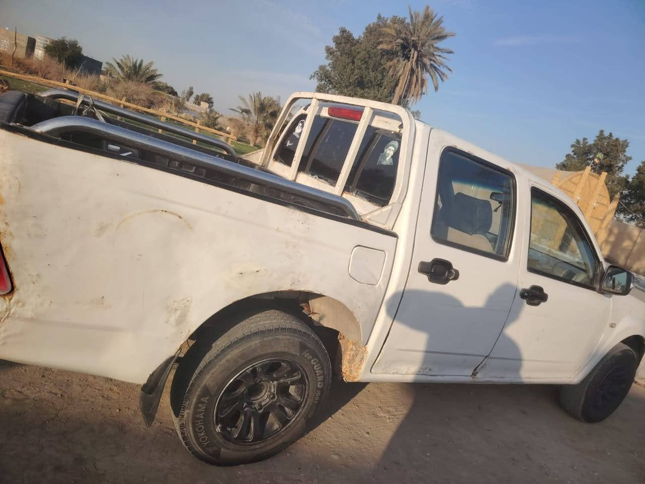 جمبي صيني ٢٠١٣
رقم انكليزي   بغداد بسمي
مصفره ضريبه وغرامات 
سنويه ل2029
مداور ثاني يوم
مكينه وكير مكفولات جدد خير من الله
حداديه نص ٦٠٪
تايرات جدد
سياره جاهز شغل وطلع وين ماتريد
السعر ٣٧ وبيه مجال للشراي يدلل
العنوان الناصريه قضاء الغراف ***********
