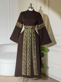 فستان الموسم • هوريم دابل تركي • مقاسات ٣٨-٤٨