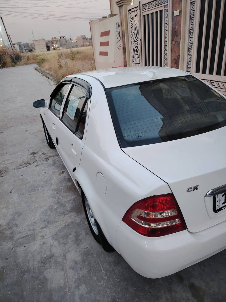 للبيع جيلي سي كي (Geely CK)
موديل 2013
رقم نينوى  +هزه جديده +سنوية لي 2031
الشكل الجديد سياره بسمي 
كاربون بيها جديد
الله وكيل البارحه  اربع تايرات جديده شديت طخم+ تغليف المقاعد جديده قبل ١٥يوم شغل رقم واحد 
باتري جديد ماصارله شهر
طخم جديد امامي او خلفي
دبلاات زوج خلفي جديد رباط خلفي جديد
لوحات جديدة
تبريدثلج دهن ماشي على 1500بس
🔹 المواصفات:
السيارة مكفولة بيه داير بس مصلح
بيها  تقليم بسس
كير شرط محرك شرط حدادة شرط كهربائيات شرط 
سبير + عدة + جك
مثلث + دبه ماي +قايش دينمو جديد +قايش مكينه جديد+بلاكات جديده+جطل جديد+ في فبم جديد 
سياره وين من يعجبك وديها
غرامات صفر 
سعر 60 بيه مجال شي قليل وتدلل
السياره احلى من الصوره 
واتساب***********
