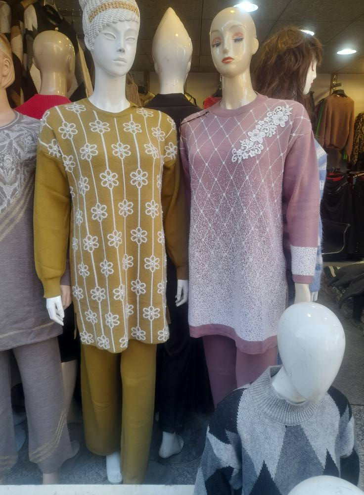 سوت تريكو تركي موديلات  يوجد جمله ومفرد ..شارع النهر عمارة الدفتر دار قريب الشط بادارة حجي عاصم الهاتف *********** ..أزياء سرمد
