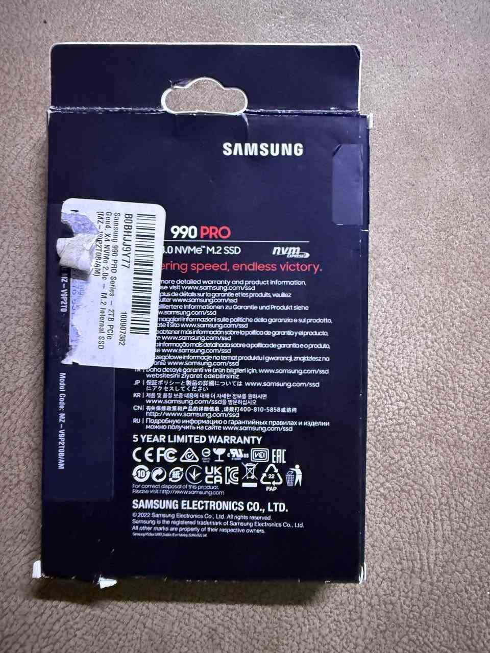 📢 للبيع: هارد SSD Samsung 990 PRO بمساحة 2TB 🚀
الموديل: Samsung 990 PRO NVMe M.2 SSD 📦
المساحة: 2 Terabyte (2TB) 💾
السرعة: سرعة قراءة خيالية تصل إلى 7450 MB/s ⚡
الجيل: PCIe 4.0 (مثالي للبي سي والـ PS5) 🎮
الحالة: Open Box (مفتوح الصندوق فقط)، شغال وجديد وأصلي 100% ✨
💸 السعر: 500 ألف دينار عراقي
📍 العنوان: ميسان - العمارة - عواشة
📱 للتواصل والاستفسار:
اتصال مباشر: ***********
واتساب: 9647717938654+ 💬
