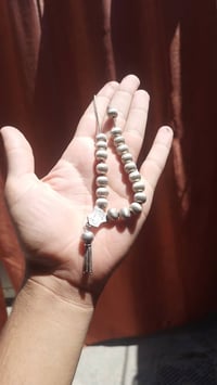 سبحة فضة • ١٩ خرزة • فضة قديمة