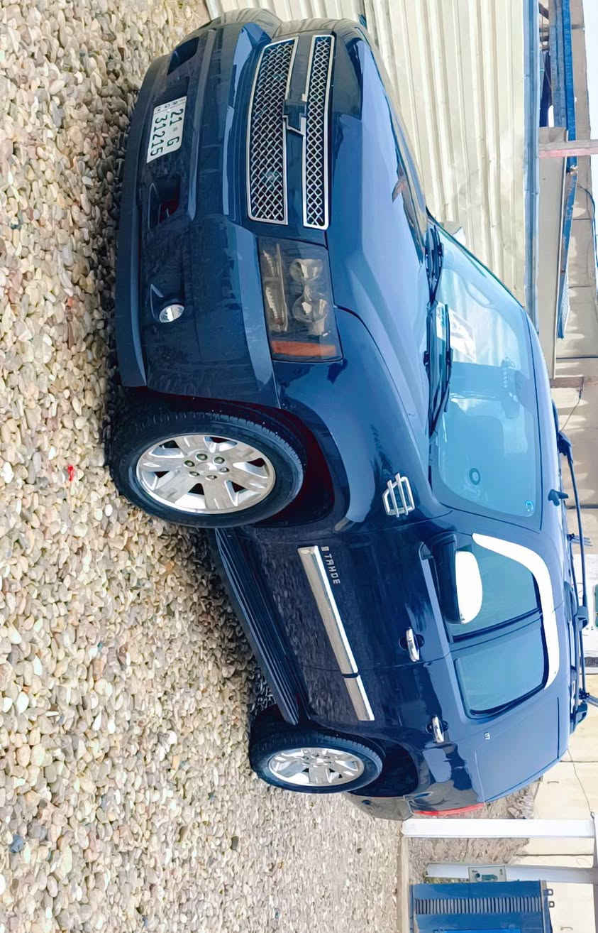 السلام عليكم
تاهو 2007 فول مواصفات 

تخم تاير جديد زائد منظومه غاز اين قسم بها رقم سليمانيه تحويل ثاني يوم مكان سياره بغداد مدينه الصدر حي الاكراد سعر 185 

رقم الهاتف 

***********
