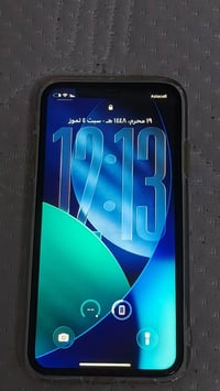 11 عادي  لون ليموني 🍋 بطارية 82 قطعة نادرة ونضيفة ذاكرة 256 وتر بروف م...
