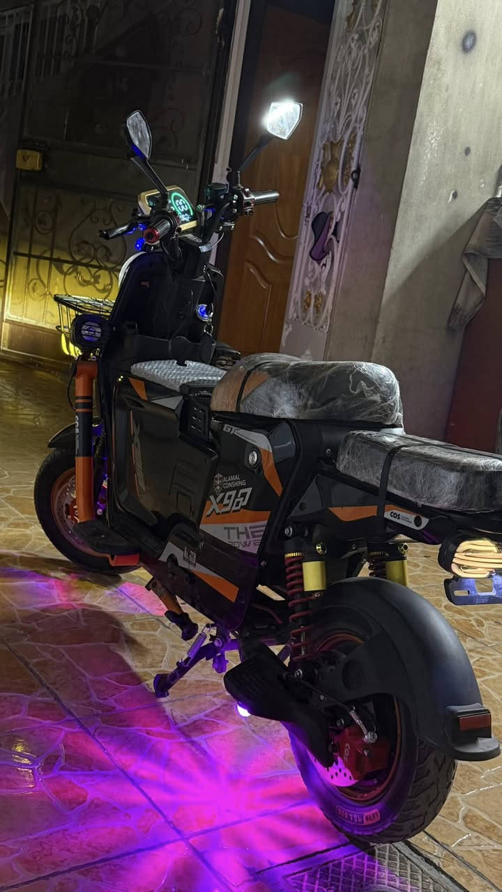 دراجه شحن x900 لوك 5 بطاريات سعر 375 الف بي مجال لشراي رقم ***********
