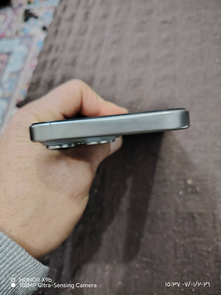 السلام عليكم
ايفون ١٥ بروماكس للبيع ذاكرة ٢٥٦ دبل سيمكارت بطاريه ٩٠ الملحقات كارتون مطابقه وشاحنه محدث اخر تحديث الجهاز كلش جديد ومابي ولا شخط ولا فتح ولا تصليح وضد المي ووين متريد روح افحص 

السعر مليون وربع وبي مجال بسيط
العنوان كربلاء حي المَوظفين
للاتصال *********** كربلاء, العراق
