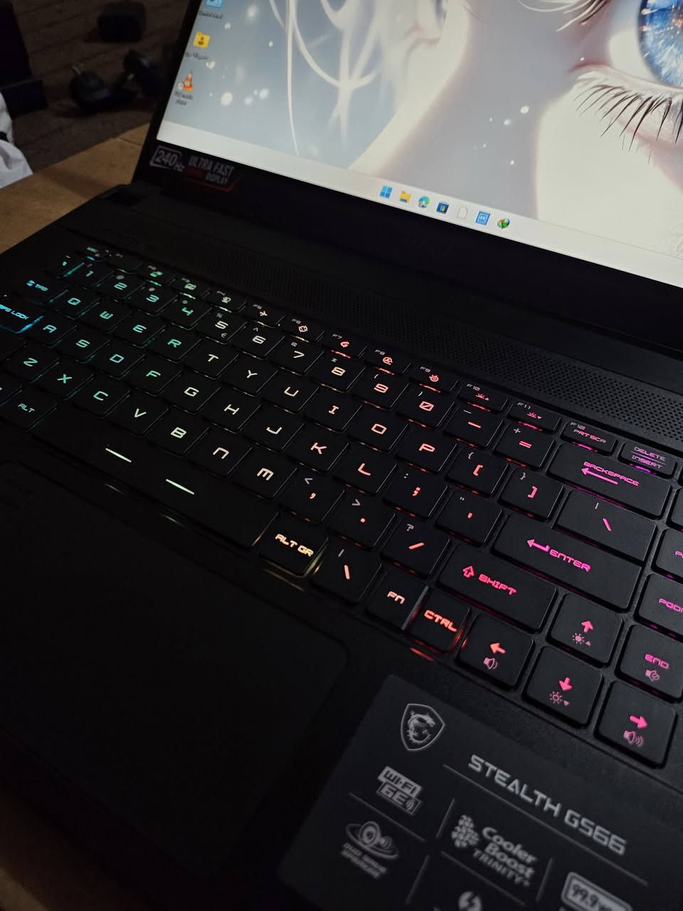 لابتوب للبيع Msi stealth gs66
نظيف جدا استخدام قليل كارتونته موجودة 
المواصفات 
i7 12700h 
Ram 16 5200hz مطور الى قطعتين 
Rtx 3070ti 8gb 
Ssd nvme 512 
Screen 1080p 240hz تقنية dsr استجابة عالية
 نظام تبريد تيربو 3 فانات 
طبعا كارت لابتوب يجي نسخة ال 3070ti ال هية  اقوة حته من لابتوبات 5060 بل اداء الخام 
لابتوب جدا قوي بل برامج الهندسية والعاب 
نظيف ويا كارتونتة وملحقاته 
السعر مليون و 450 الف 
رقمي ***********
