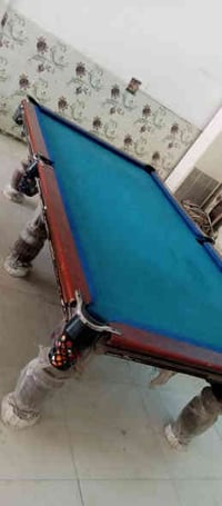 ميز بليارد • مستعمل قليل • نجف شارع المطار