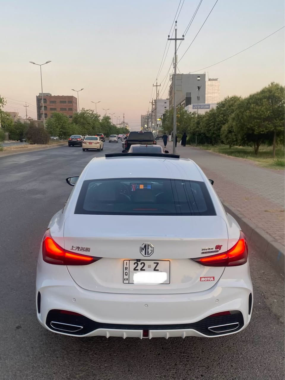 MG.      GT.      2025. 
سةيارةكة هيج هيجي نيية سبووغ تةعديل تةزرة قوپو شوخت بةشةرت فوول فوول مواسةفات سلايت بةسمة ٤كاميرة لايتو بةگلايت ليد شاشة ئةكتيڤو چوار زمان كوشن جلد رةشو سور دووبةسمةي بيلادي لةگةلة بةرمةجةي ديلكوي بوكراوة  رةقةموو سةنةووي فةعس هةزة نويية بو زانياري زياتر بيوةندي بكة بة ***********واتساپ أربيل, العراق
