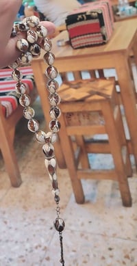 سبحة فضة • عاج • كهرب
