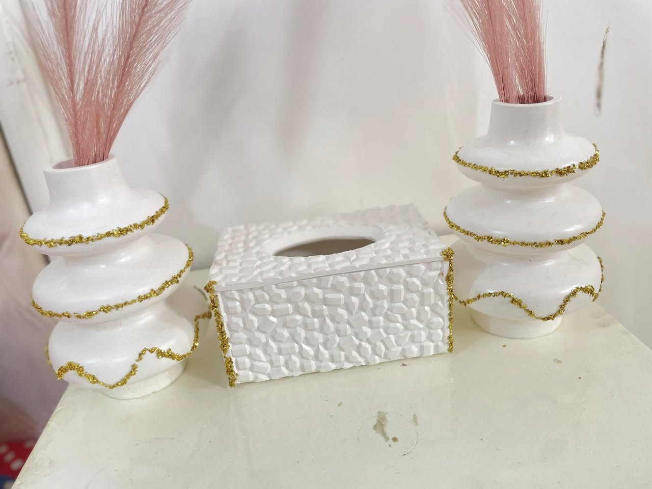 خلي ترتيب بيتكم علينه😍
كُـل انواع الديكورات متوفره وحسب الطلب
وكلها ترتيب ونزاكه✨
صينية رمضان سعر8
صينيه ديكور سعر10
صينيه اسم مع شمعدان وشمعه سعر8
2فازات حجم كبير سعر6
علبة كلينس نوعين ب3و4
واذا ما اجاكم بهاي النضافه واللمه يرجع
تواصل خاص🤍


**إذا كنت صاحب هذا الإعلان وتريد حذفه لأي سبب، رجاءا أرسل رسالة إلى الدعم الفني**