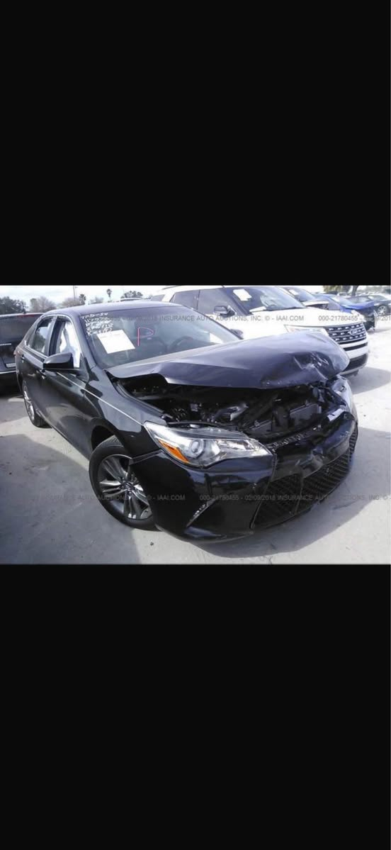 Camry 2017 se
موديل ٢٠١٧ ماشي ٧٥ الف مايل حادثه بس بنيد بلادي مبدل كير مكينه بشرط رقم سنويه جديد 
سعر :١٥٣
*********** أربيل, العراق
