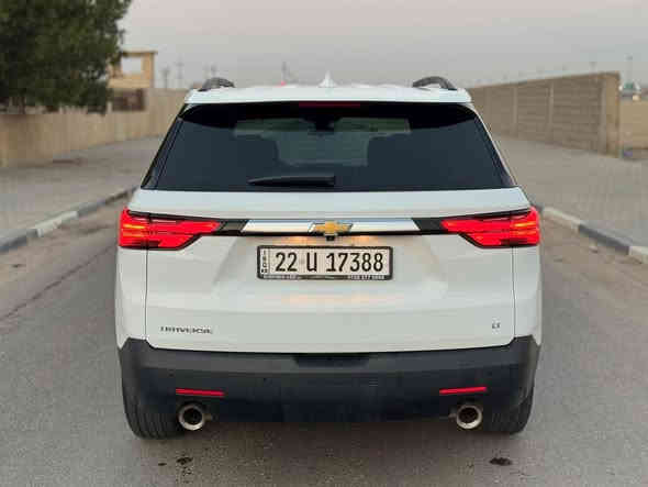 :ترافرس LT 

مرقم اربيل 

الضرر: ( صبغ جزء من البنيد فقط صور الحادث مرفقة )

•المواصفات :
▪️السيارة: شيفرولية ترافرس 
▪️الموديل: 2023 
▪️المحرك: 3.6L (ستة سلندر)  
▪️اوتو ستوب اطفاء ذاتي
▪️بصمات عدد 4 للأبواب  وتشغيل عن بعد
▪️رادار امامي مانع تصادم 
▪️حساسات خلفية اصل
▪️شاشة الدشبول كب قاصه
▪️تحكم فول كهرباء لكرسي السائق
▪️السيارة بنظام تبريد 3 قطع
▪️سايد بريك بصمه
▪️اشاير بالمرايا الجانبية +نقطه عمياء
▪️تحكم ستيرن جهتين بلوتوث وحاكية وكروس سرعة وتحكم صوت 
▪️نظام ABS مانع انزلاق+

▪️السيارة 7 راكب تلث قطع تبريد 
السعر:  27,300$ 

مكان السيارة بصرة 
للاستفسار الاتصال فقط ***********
