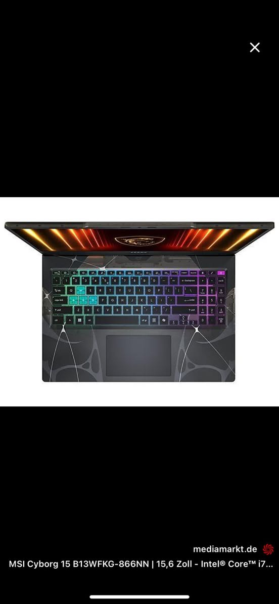 🔹 المعالج: Intel Core i7-240H
🔹 كرت الشاشة: NVIDIA GeForce RTX 5060 8GB
🔹 الذاكرة: 16GB RAM
🔹 التخزين: 512GB SSD M.2 Gen4
🔹 الشاشة: 15.6” IPS FHD 144Hz

السعر 1450,000


**إذا كنت صاحب هذا الإعلان وتريد حذفه لأي سبب، رجاءا أرسل رسالة إلى الدعم الفني**