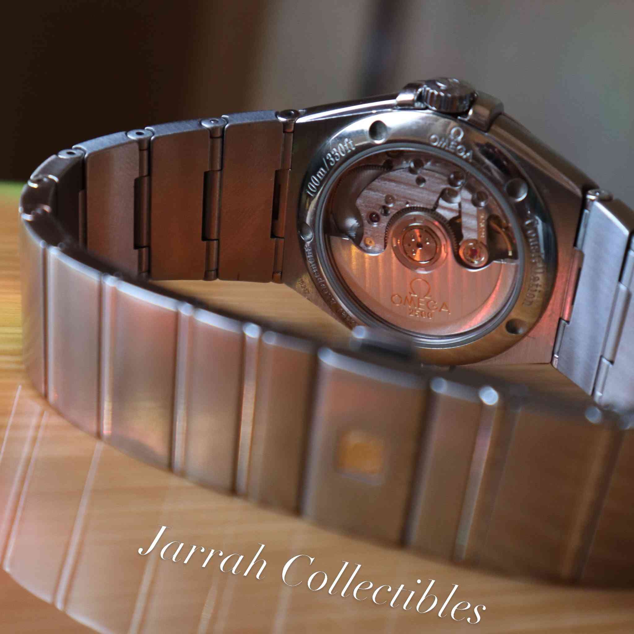 OMEGA Constellation Double Eagle 💎Special Diamond Logo Dial Ω  
تحفة من آجمل تحف اوميغا كونستليشن بميناء الماس مميزة 💎Ω

▪️Ref. 123.10.35.20.52.002 الموديل
▪️Size: 35mm Without Eagles الحجم
▪️Automatic Cal.2500 اوتوماتيك 
▪️Diamond logo dial 💎 
▪️Sapphire Crystal جامة زفير 
▪️Full Links سير واسع 
▪️OMEGA wooden box & booklet مع علبة و كتيب

▪️Price: 2000$ - 1420 JD

The especially dramatic and enduring design concept of the OMEGA Constellation line is characterized by its famous “Griffes”, or claws, and striking dials.
This model features a silver dial decorated with the OMEGA logo in an aligned pattern, diamond-set indexes and a date window at the 3 o’clock position, and covered by a scratch-resistant sapphire crystal. The bezel, with its engraved Roman numerals, is mounted on a 35 mm stainless steel case, and is presented on a stainless steel bracelet.
This timepiece is powered by the Co-Axial calibre 2500, visible through the sapphire crystal caseback.

COPYRIGHT NOTICE: We are not affiliated with any brand. All watches are original and pre-owned (used).

‎إشعار حقوق النشر: نحن لسنا تابعين لأي علامة تجارية، وجميع الساعات أصلية ومملوكة مسبقًا (مستعملة).

#Omega #omegawatch #omegawatches #omegaconstellation #diamond 

Jarrah Collectibles ©️


**إذا كنت صاحب هذا الإعلان وتريد حذفه لأي سبب، رجاءا أرسل رسالة إلى الدعم الفني**