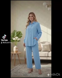 صيفي ٢٠٢٦ • طقم جسيكا طويل • مقاسات ٣٨-٤٨