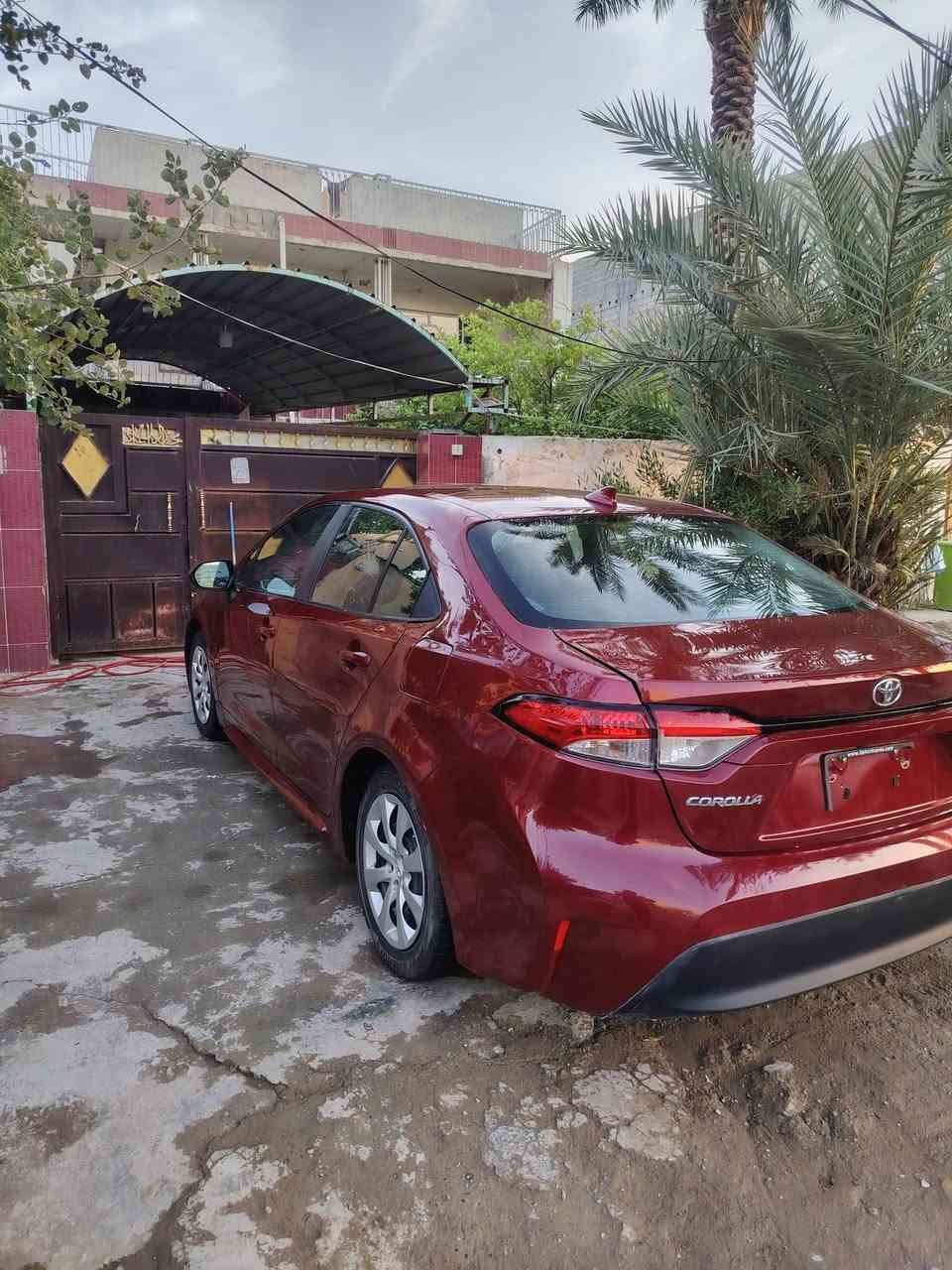 كورلا 2024 وارد امريكي للبيع او مراوس
مواصفات LE 
اللون ماروني مميز
حجم المحرك 2000
شاشة كبيرة لمس
 كامرة 
سايد بريك بصمة
رادار تعديل مسار 
 رادار اوتو بريك
 تحكم ستيرن
 اوتو هولد
 نظام ECO
ماشية 30
حادثه ثلاث قطع جاملغ خلف السائق والبنيد جاملغ امامي
ديالى بعقوبة ***********
