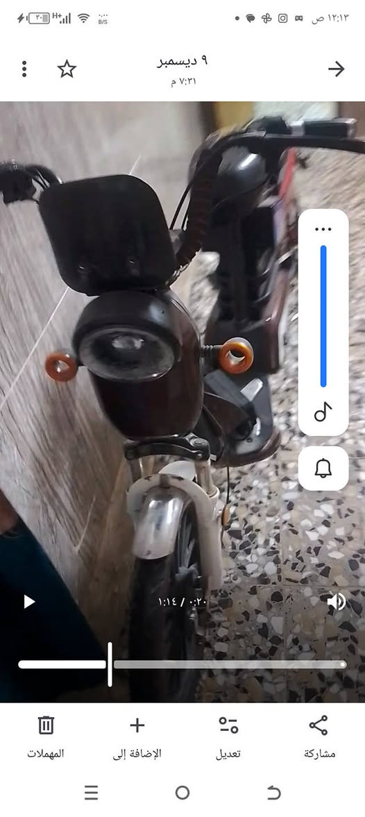 دراجة حجم 20 اربع بطاريات ممتازة اربع سرع كهربائيات كلها شغالة شاشة ايباد السعر 130بغداد الرستمية هاتف *********** بغداد, العراق
