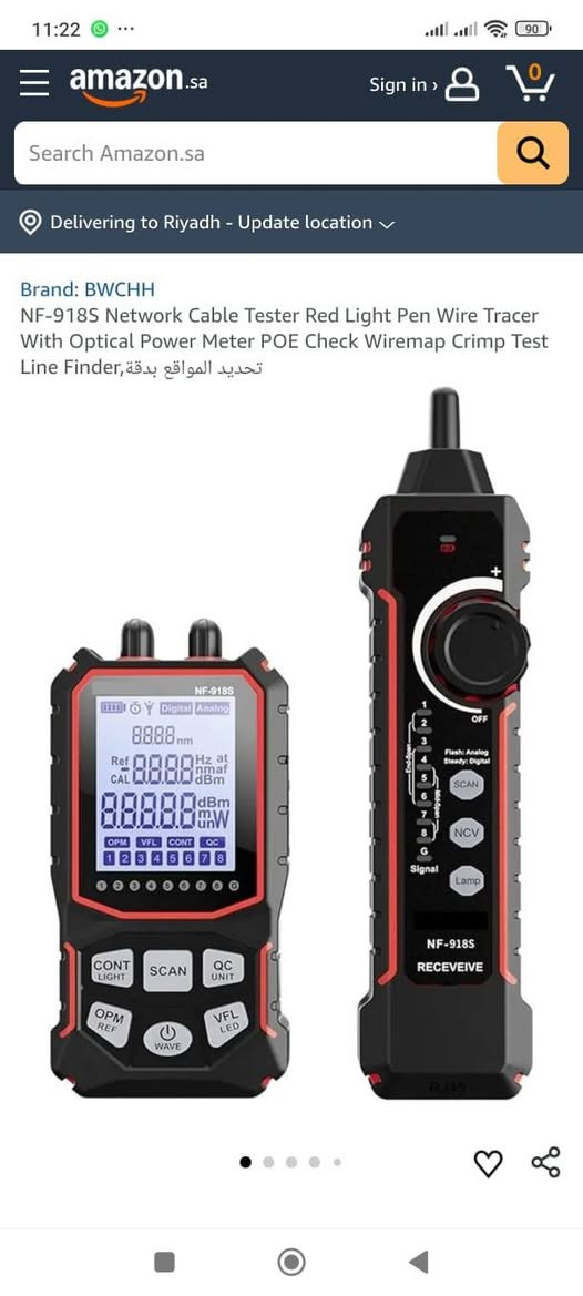 جهاز فحص وایرات جدید ، وایرات عادیة و فایبر و جداریات.


**إذا كنت صاحب هذا الإعلان وتريد حذفه لأي سبب، رجاءا أرسل رسالة إلى الدعم الفني**