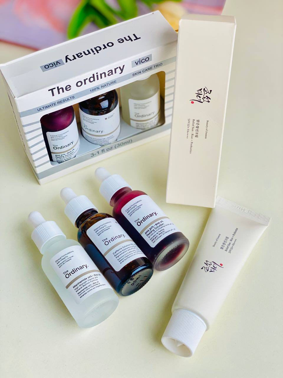 عرض الحماية من اشعه الشمس  والنظارة 😍

🫦بكج اوردنري  سيروم نيساميند  لعلاج الاثار ومسامات   سيروم تقشير بالاحماض  سيروم الكافيين  لعلاج الهالات 

🫦واقي شمس كيمائي  مناسب لجميع انواع البشرة  كريمه خفيف  الوزن تركيب كريميه  رطبه تسمح بامتصاص  جديد بدون تكوين طبقه  بيضاء من اقوى واقيات الشمس حماية من اشعه الشمس


**إذا كنت صاحب هذا الإعلان وتريد حذفه لأي سبب، رجاءا أرسل رسالة إلى الدعم الفني**