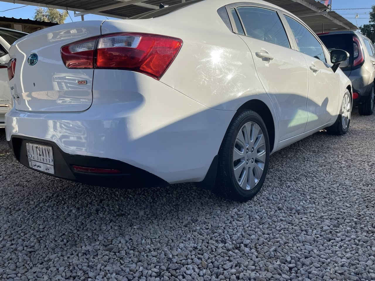 سلام عليكم كيا ريو مديل 2013 وارد أمريكي بيه صبغ ثلاث قطع  رقم بابل اتصل***********
