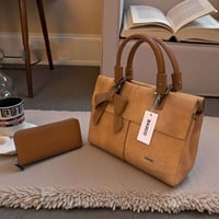 ♦️ #جديد_ازياء ضياء  حقيبة نسائية ماركـ®️ـة BAGCO  الخامة جلد طري ،، ا...