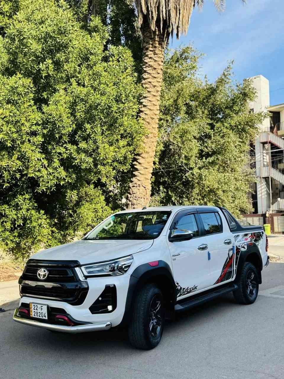 هايلوكس تي آر دي TRD.    2024
فول واحد  على واحد 
مكفوله كفاله عامه السياره جديده 
‎دبل ايرباك 
‎بصمه
‎6 سلندر
 بصمات
مري شفط 
‎داخل صاج
‎تبريد قطعتين
‎تحكمات ستيرن
‎جهيتين شاشة
‎وكامرة حساسات
‎امامي خلفي اشاير
‎منضومة زنون فورويل 4x4
‎البنيد جكات نضام ايوكو 
رقم اربيل 
‎تحويل مباشر السيارة جديده
‎ماشية 60 ألف 
‎رقم الهاتف ***********
‎السعر 375 
‎العنوان بغداد حي الجامعه
