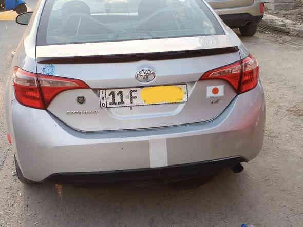 س ع كورلا 18
بدون حادث كلين من امريكا 
بغداد حادثة جاملغ الايمن بدون دواخل موضح السونار
كير مكينة مكفولات 
لايت زنون 
رادار تحكم ستيرن بعد مواصفات LE
السعر 138 بيها مجال جدا بسيط 
يكاني بغداد الشعب حي البساتين 
***********
