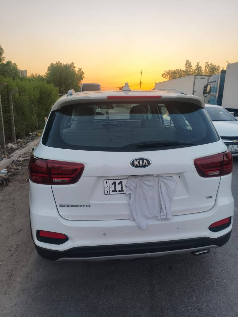 كيا سورنتو موديل 2019  وارد خليجي بيهه طخه بلبنيد كد شبر ماشيه 83 الف لايت زنون بيهه ضربه حجر بلقماره السياره مكفوله من الصبغ والضرب كامره خلفيه دواره
مكان السياره بغداد المشتل رقم الهاتف***********
