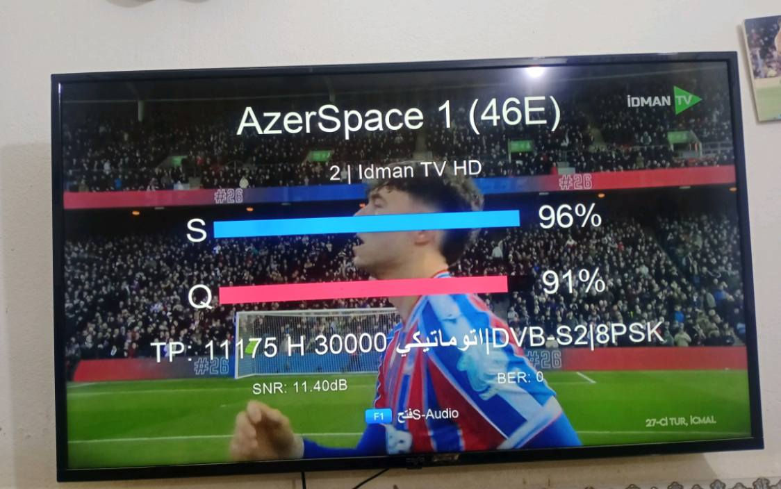 تم بحمد الله تم تنصب تشكيلة من الاقمار لمتابعة كل الاحداث الرياضية والعالمية 
مستعدون لتنصيب كافة الاقمار المجانية و الشيرنج و با اسعار مناسبة جدا 
مكان العمل محافظة ديالى 
للتواصل *********** اتصال او واتساب.
